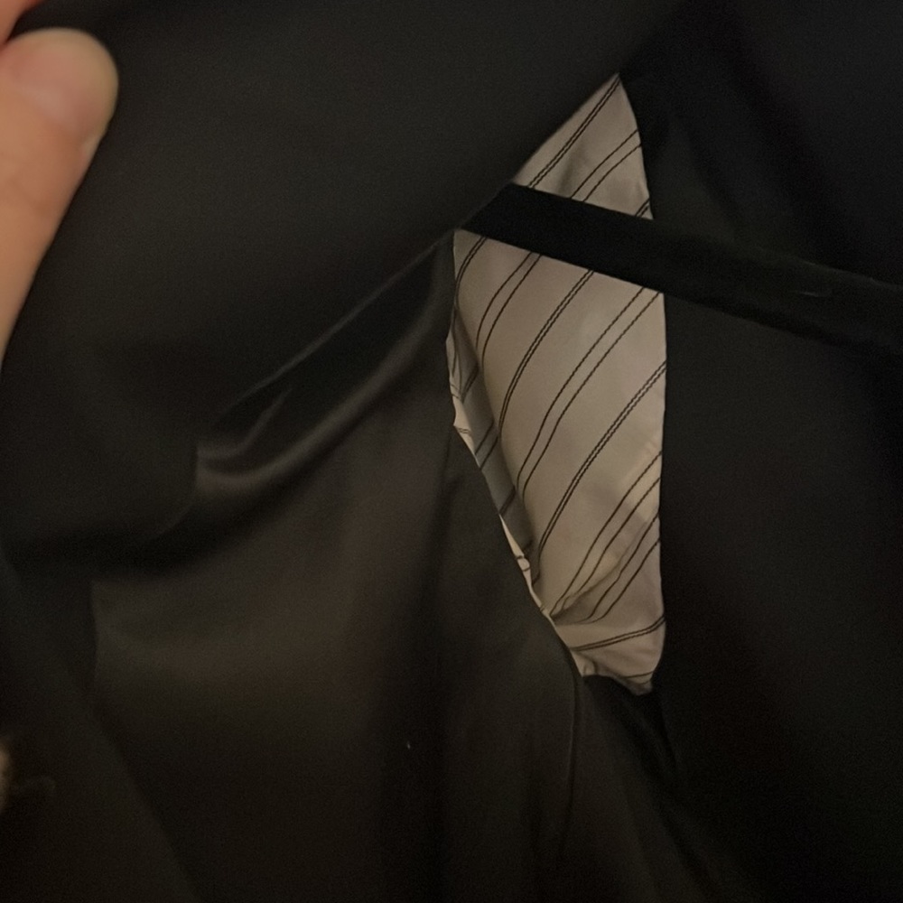 Theory Black Stretch Wool Suit Jacket - image 4